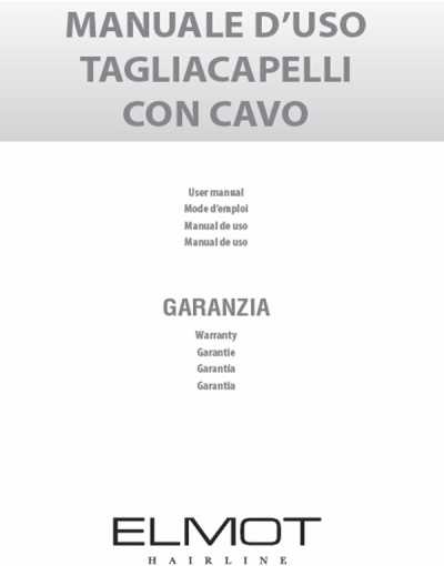 Tagliacapelli con Cavo ELMOT