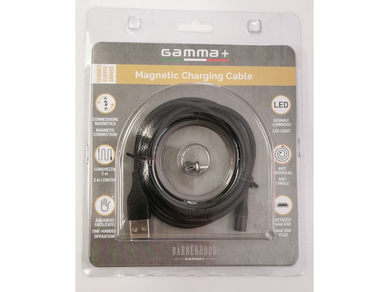 MÁGNESES TÁPKÁBEL USB & MINI USB CSATLAKOZÓ