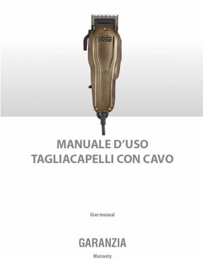 Tagliacapelli con cavo